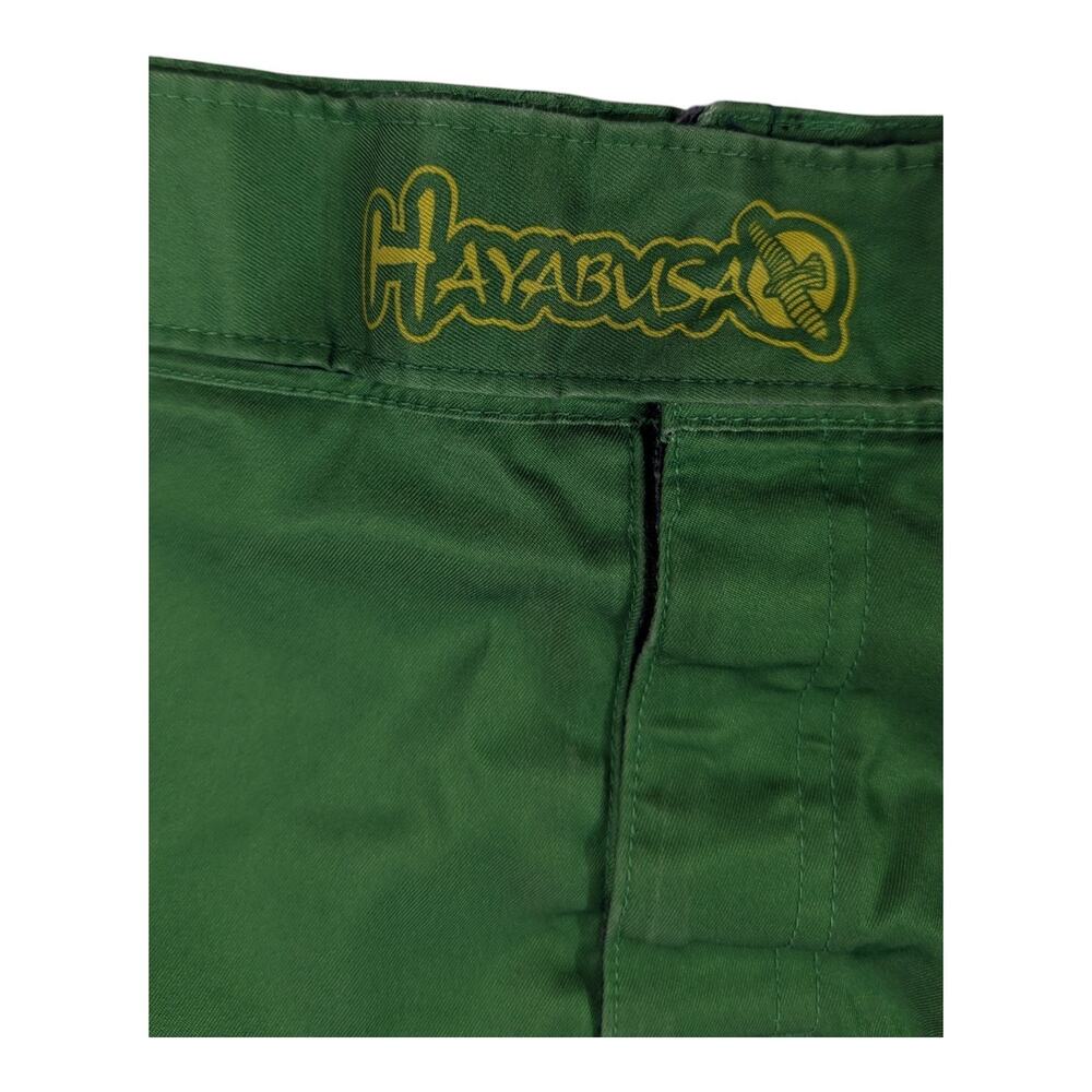 Hayabusa Shorts Mma Fighting Size 38 Green Yellow (Flaw) View 6